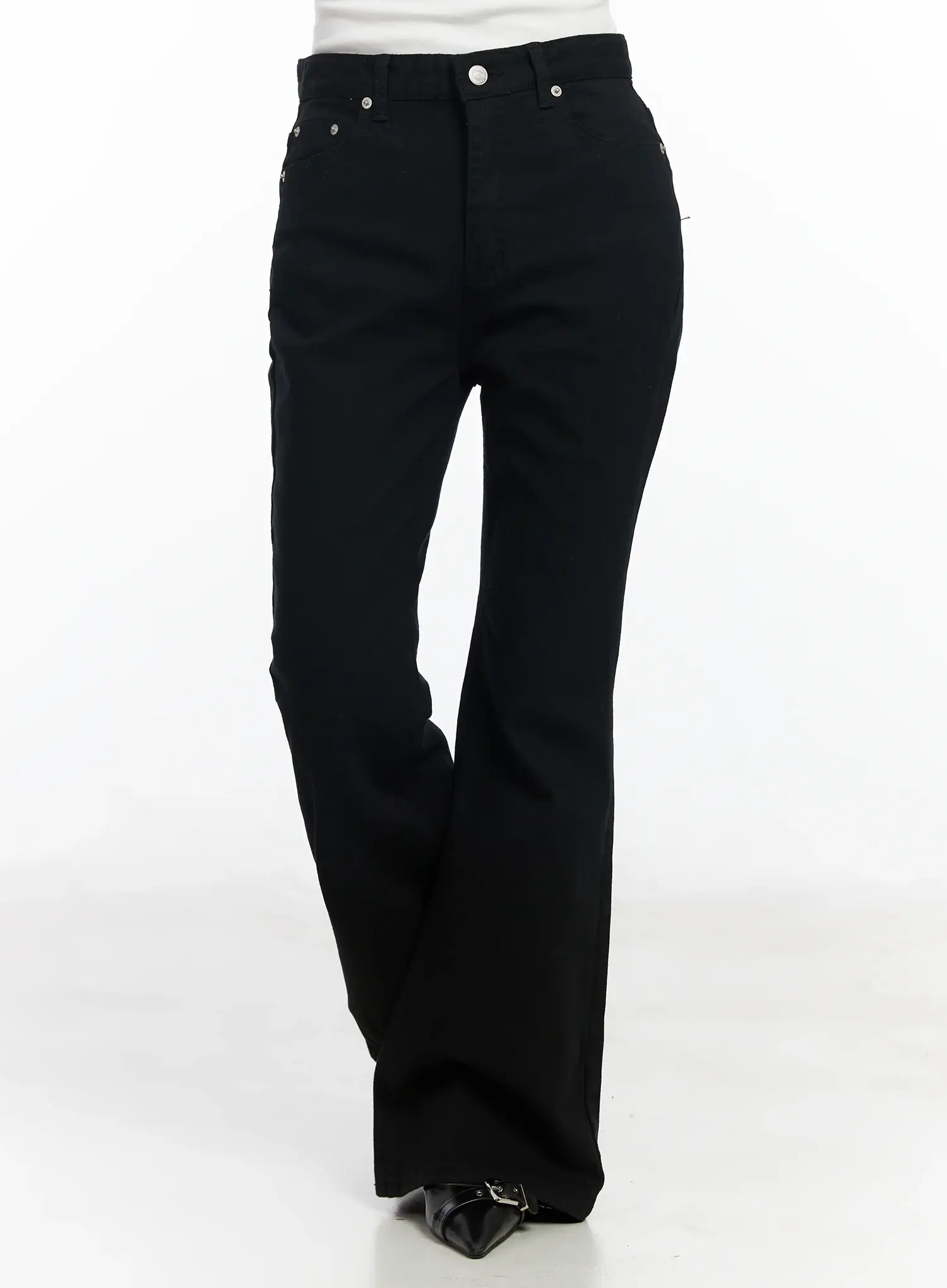 Ellis High-Waist Bootcut Jeans IJ529 - Image 3