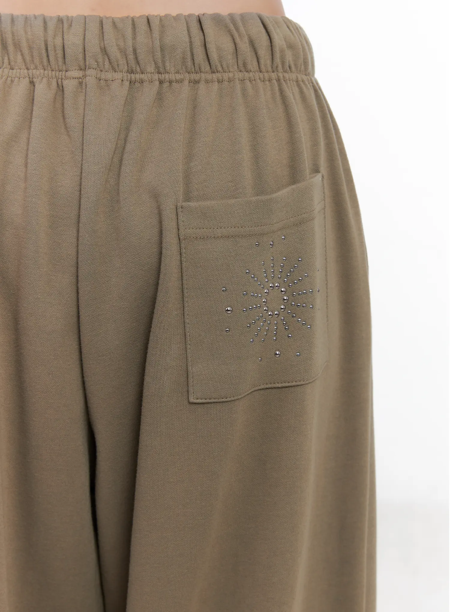 Embellished Wide-Leg Sweatpants CL518 - Image 11
