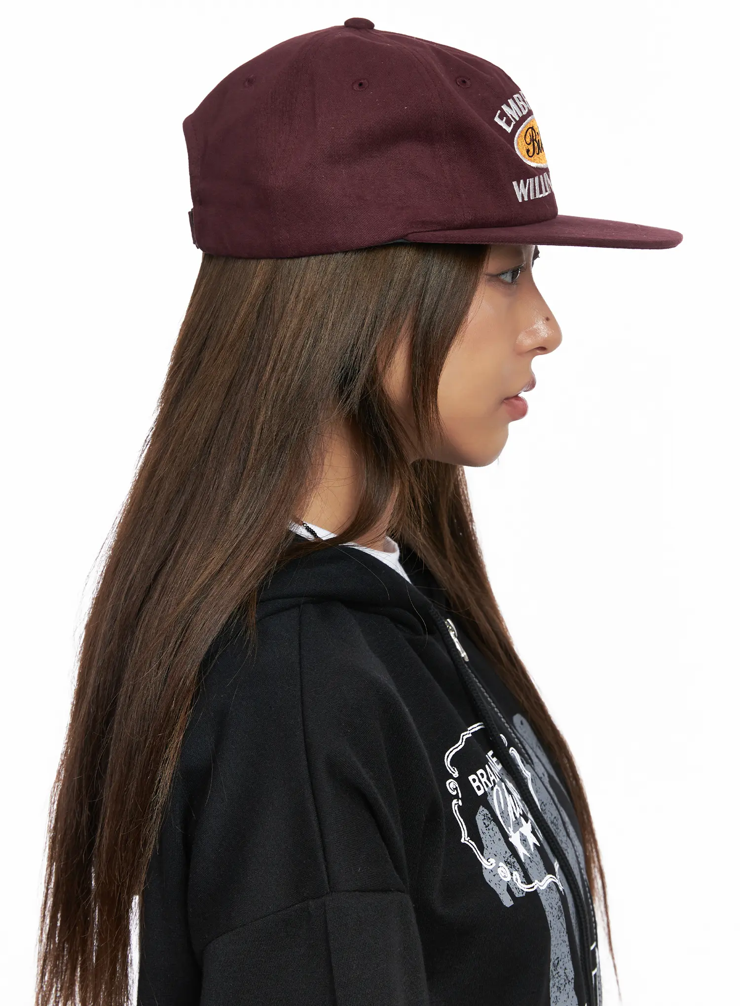 Embroidered Flat Cap CO513 - Image 4