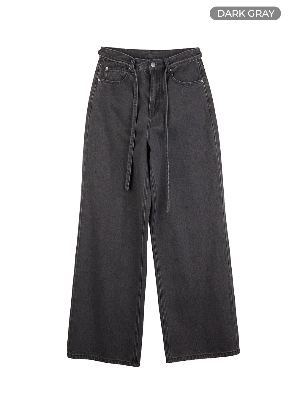 Emery Cotton Strap Baggy Jeans IO409 - Image 11