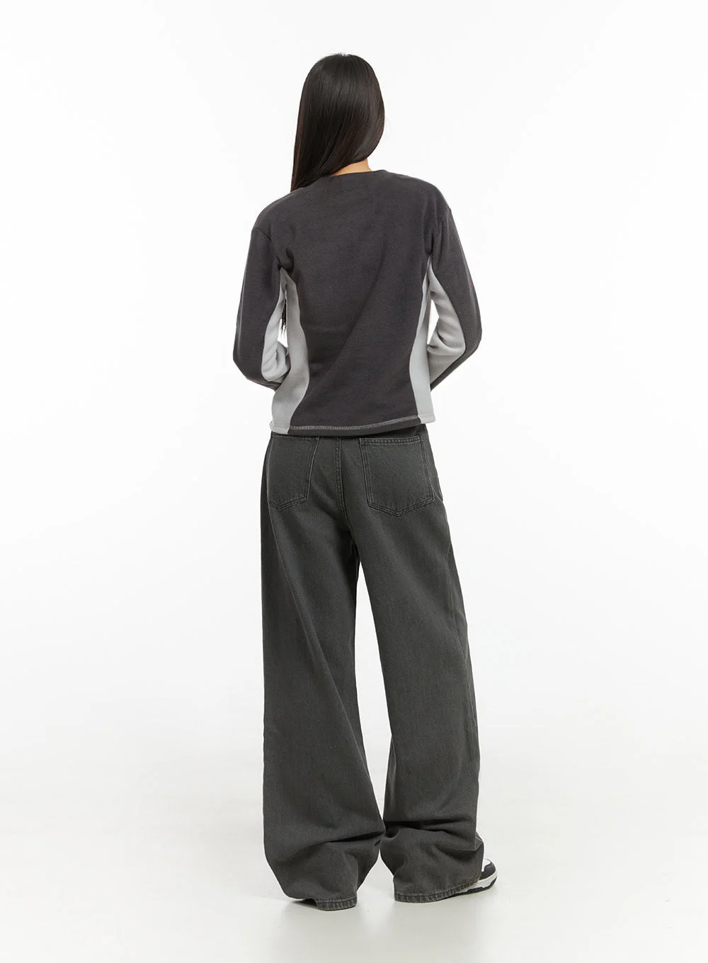 Emery Cotton Strap Baggy Jeans IO409 - Image 7