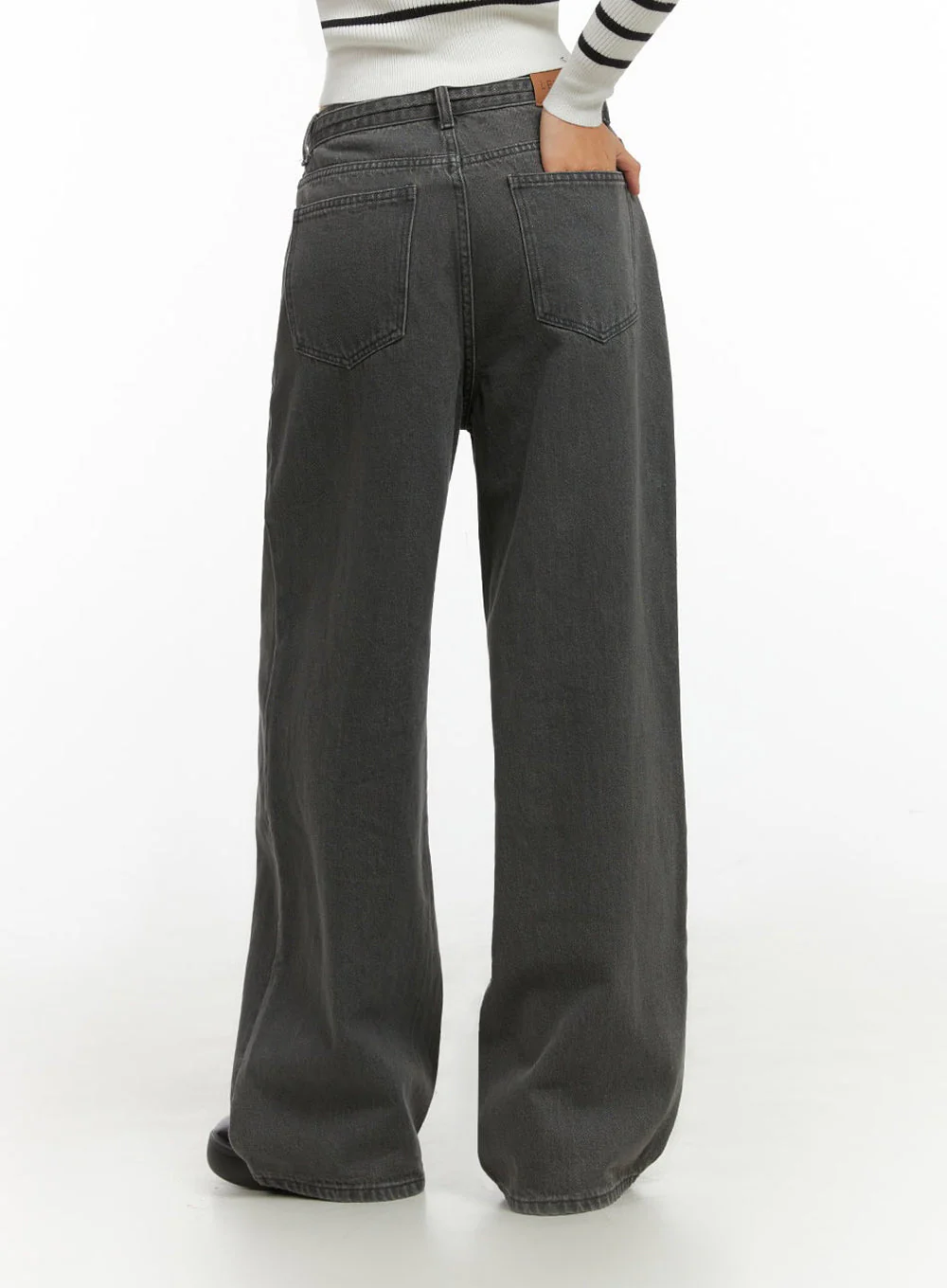 Emery Cotton Strap Baggy Jeans IO409 - Image 8
