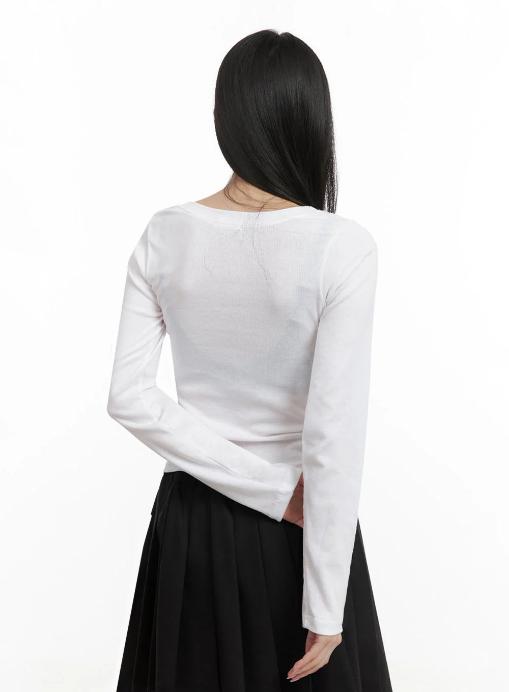 Essential Comfort Round-Neck Top ID431 - Image 7