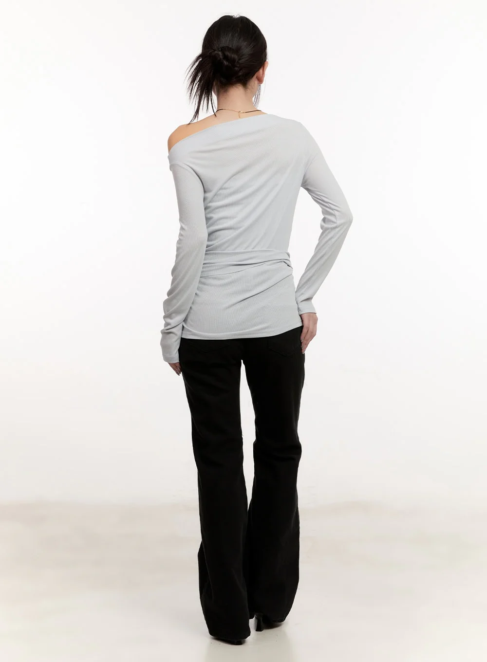 Essential Cotton Bootcut Pants CM510 - Image 6