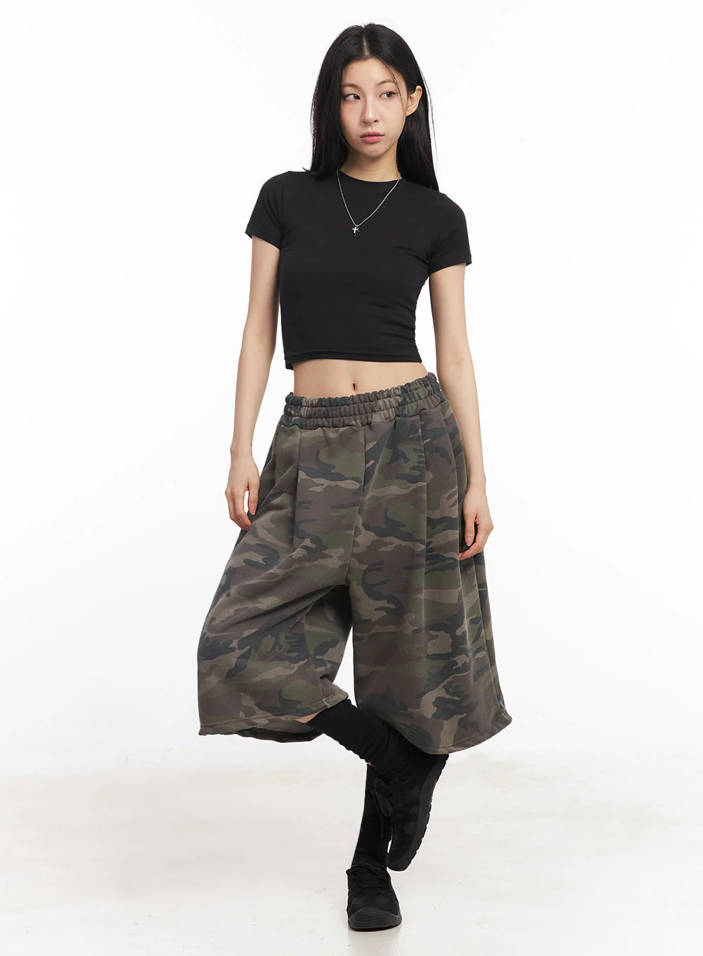 Essential Cotton Crop Top IY529 - Image 12