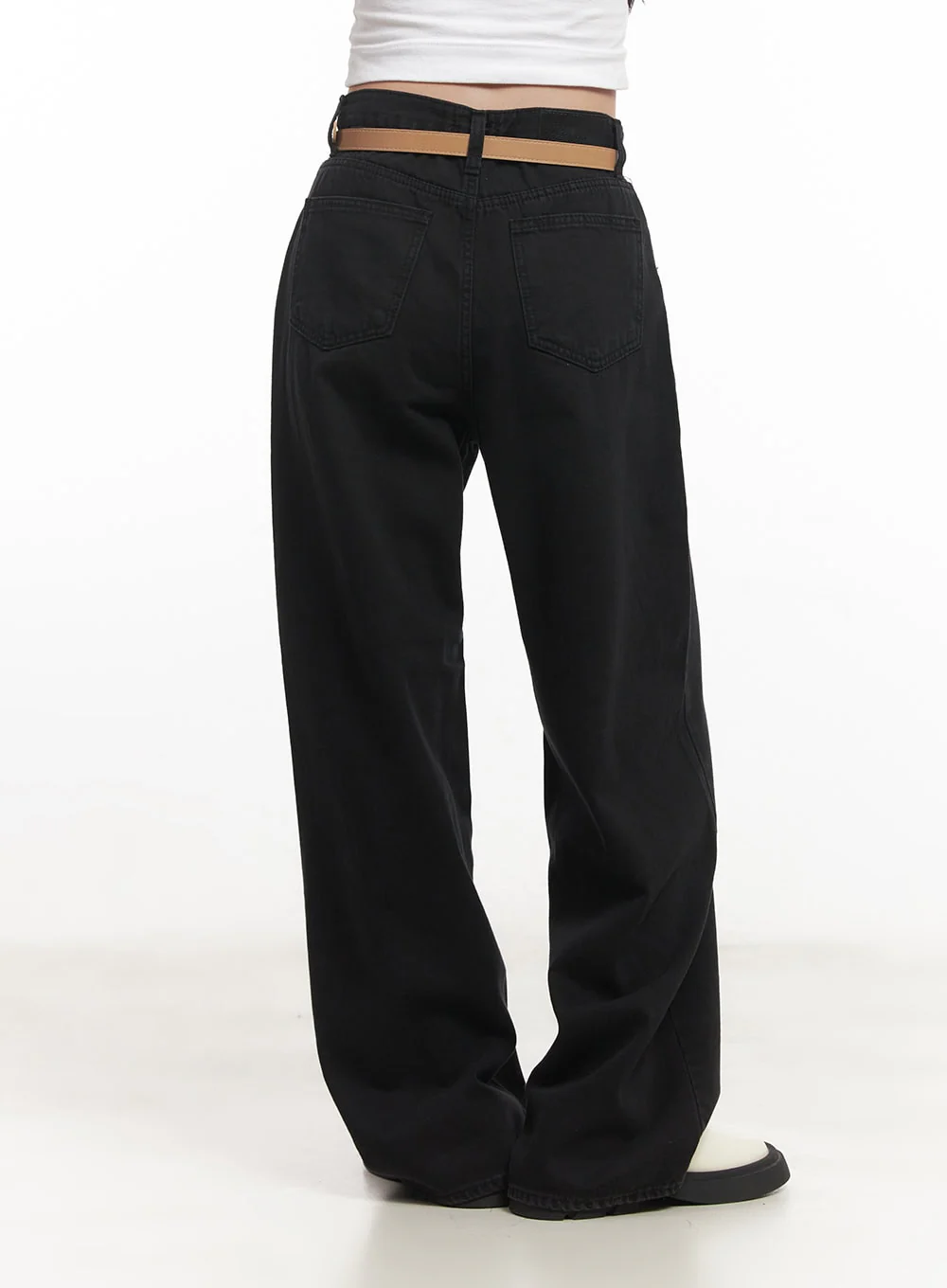 Essential Cotton Wide-Leg Pants CA511 - Image 6