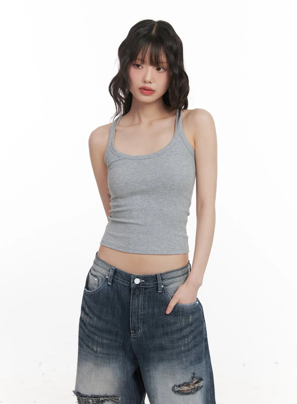 Essential Crop Tank Top CJ523 - Image 8