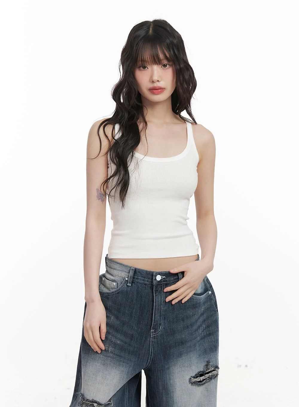 Essential Crop Tank Top CJ523 - Image 9