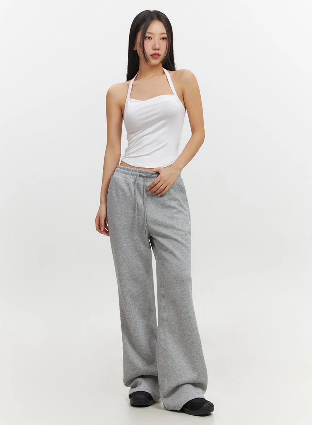 Essential Halter-Neck Crop Cami Top IF510 - Image 12