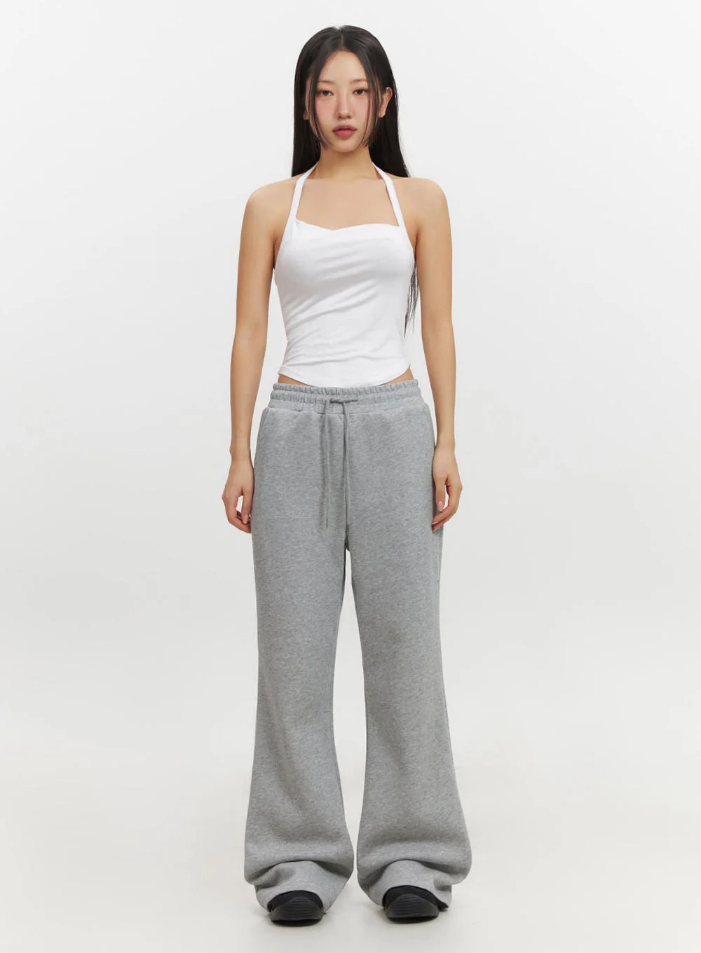 Essential Halter-Neck Crop Cami Top IF510 - Image 4