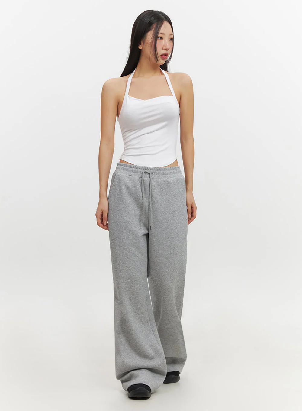 Essential Halter-Neck Crop Cami Top IF510 - Image 9