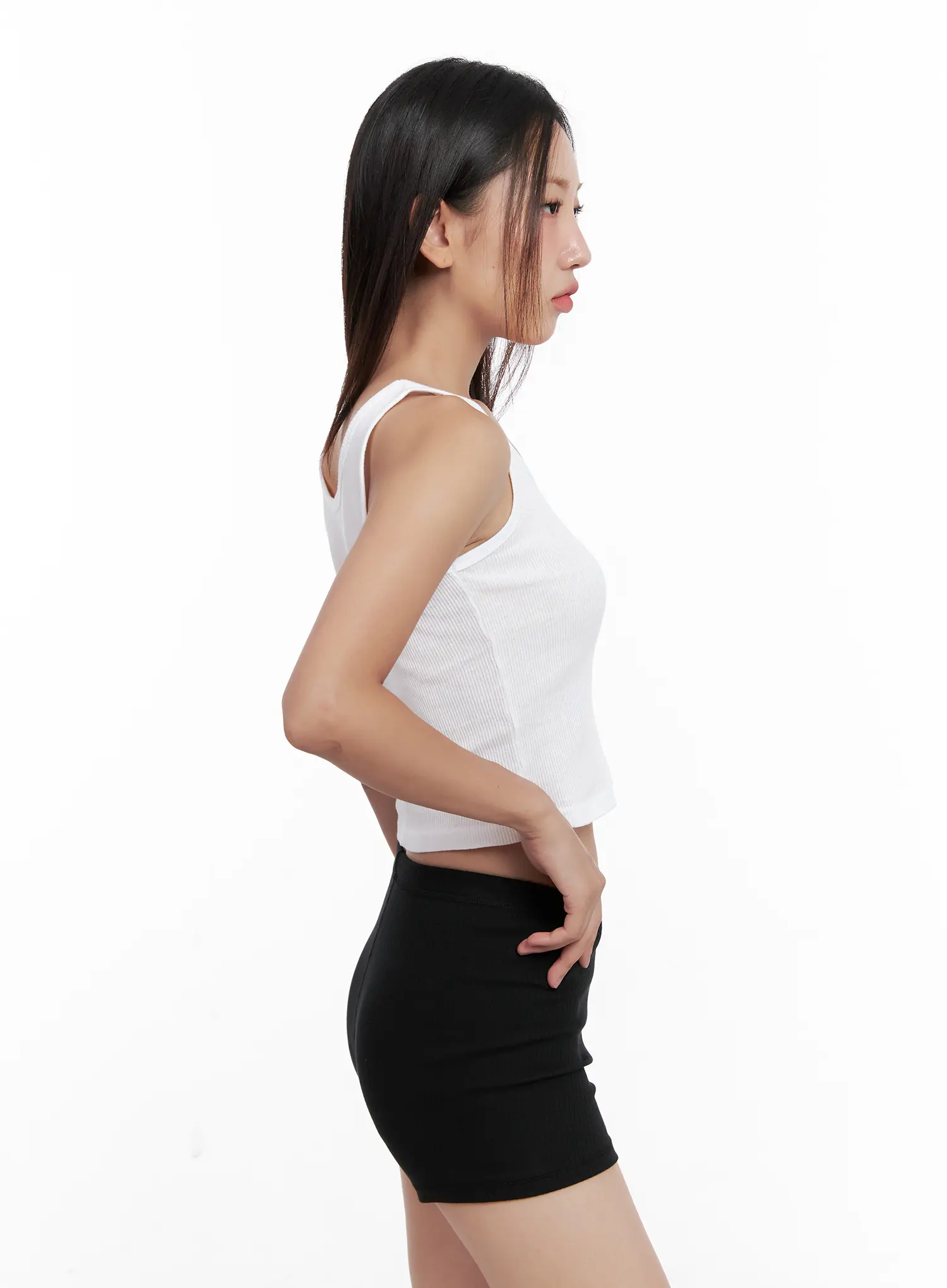 Essential Ribbed Crop Tank CL521 - Image 7