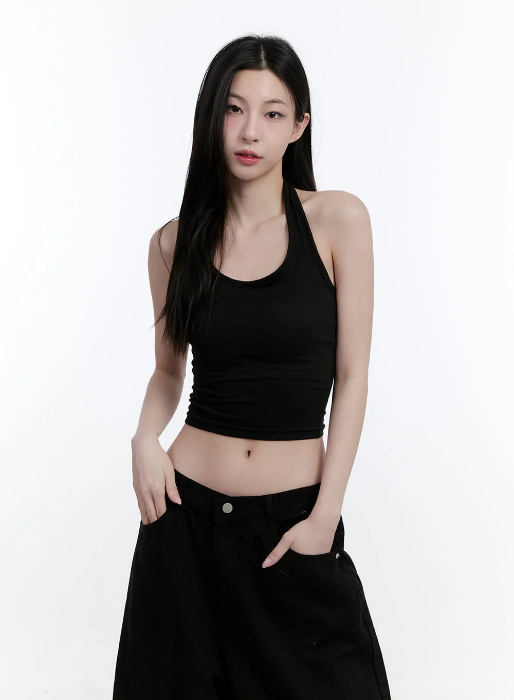 Essential Slim-Fit Halter Top CJ522 - Image 9