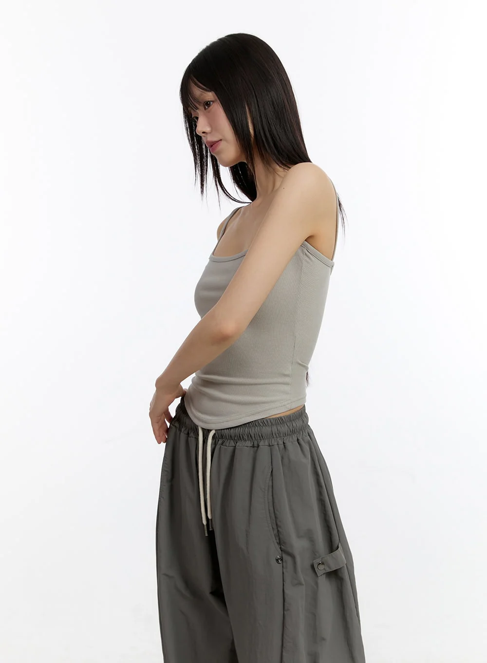 Essential Square-Neck Cami Crop Top CA509 - Image 3