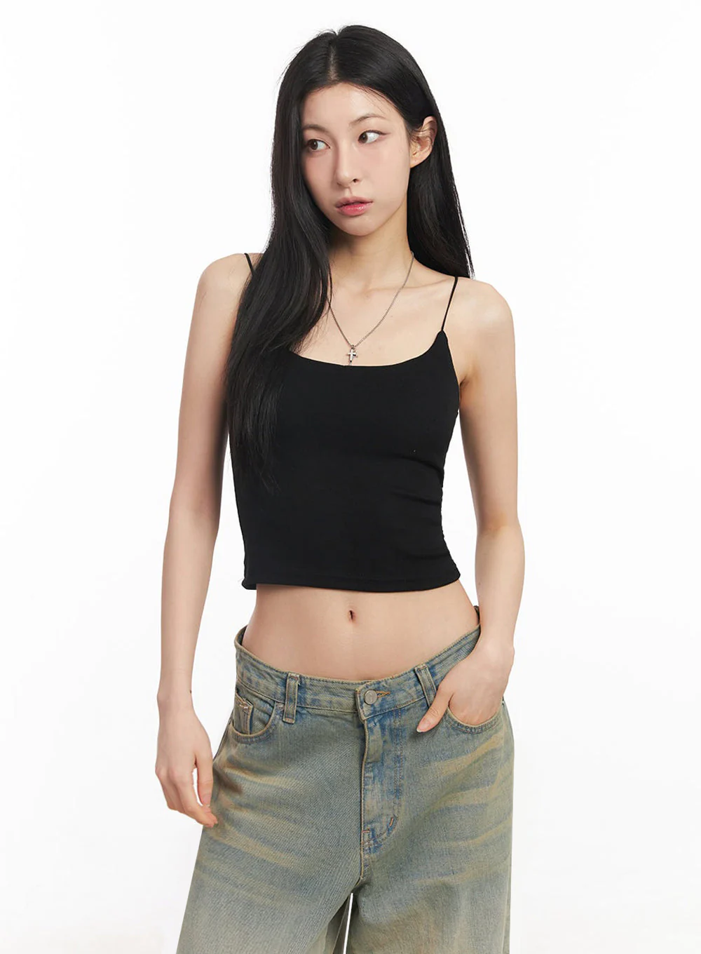 Essential Stretchy Crop Cami Top IY529 - Image 16