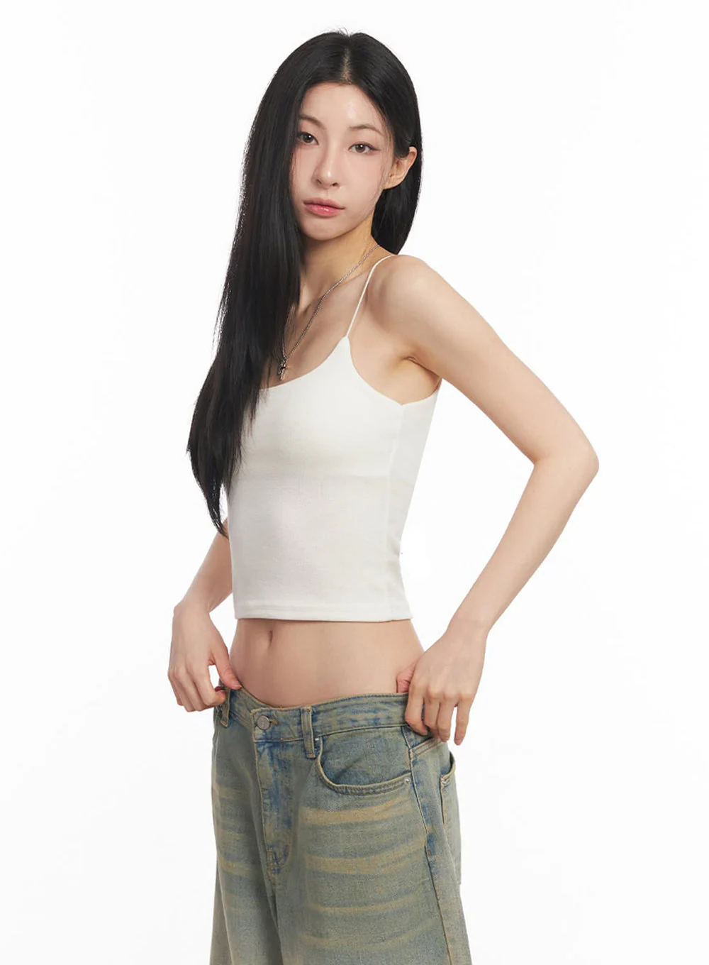 Essential Stretchy Crop Cami Top IY529 - Image 8