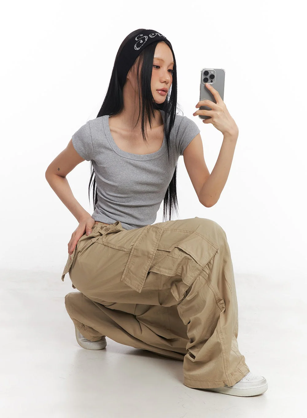 Essential U-Neck Crop Top CY528