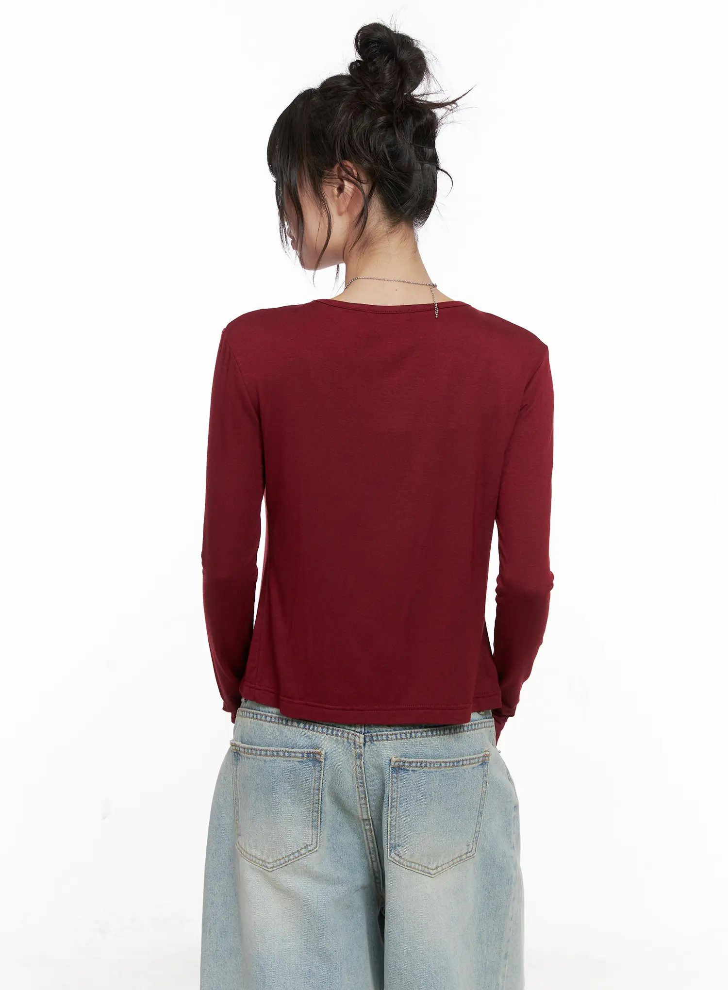 Everyday Long Sleeve Cardigan CG519 - Image 6