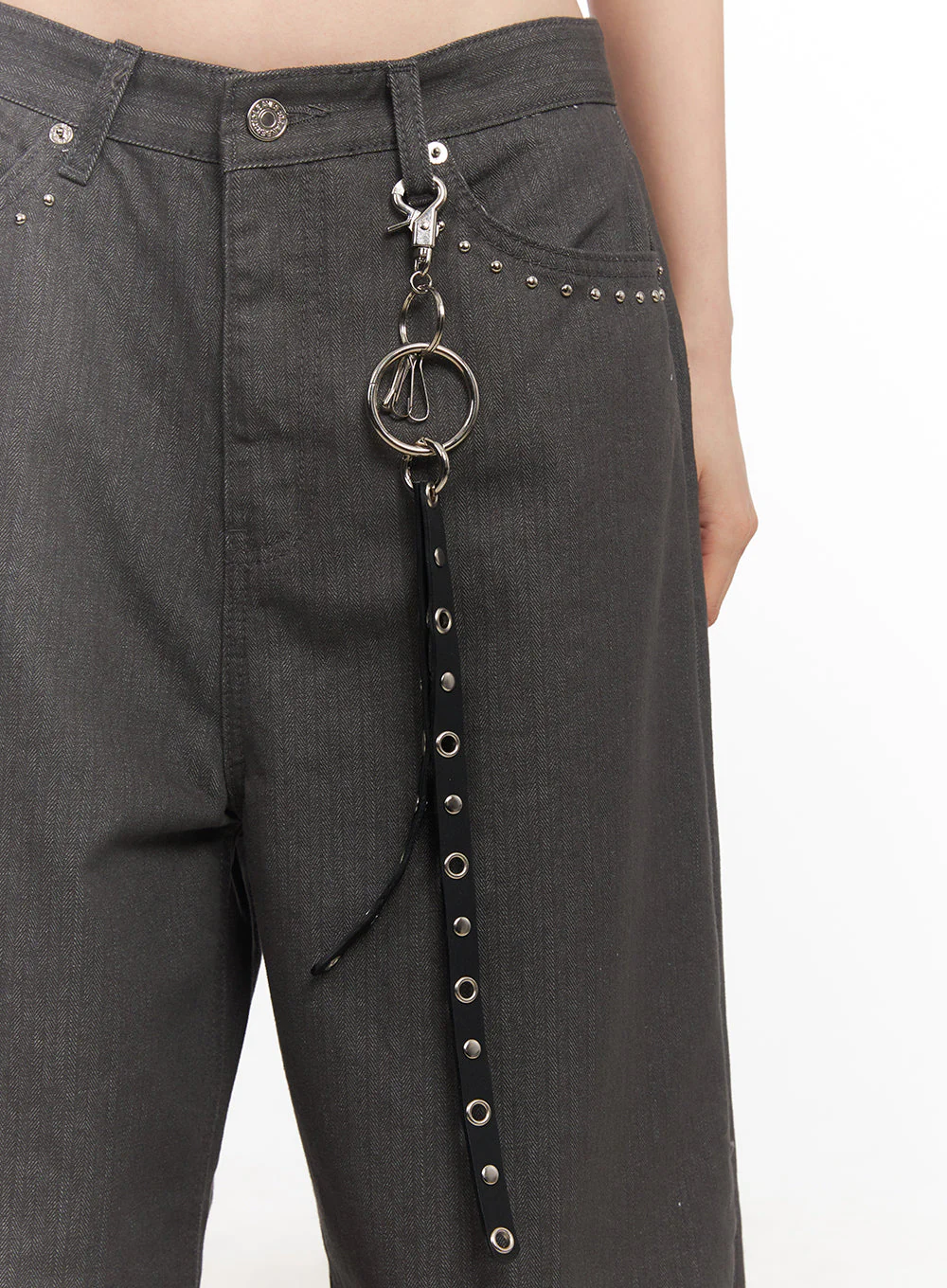 Eyelet Belt Keyring IY516