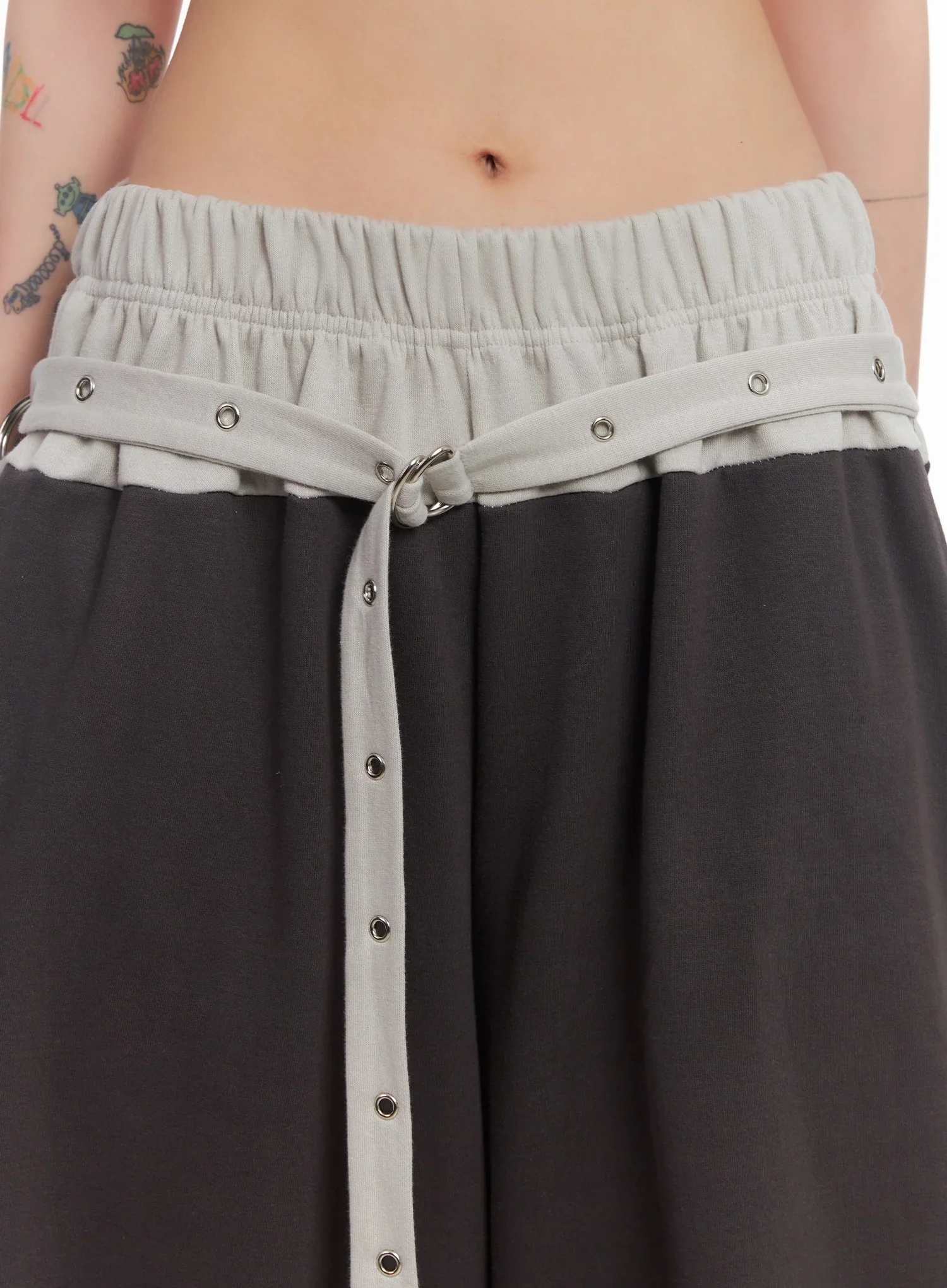 Eyelet Belted Trousers IC503 - Image 4