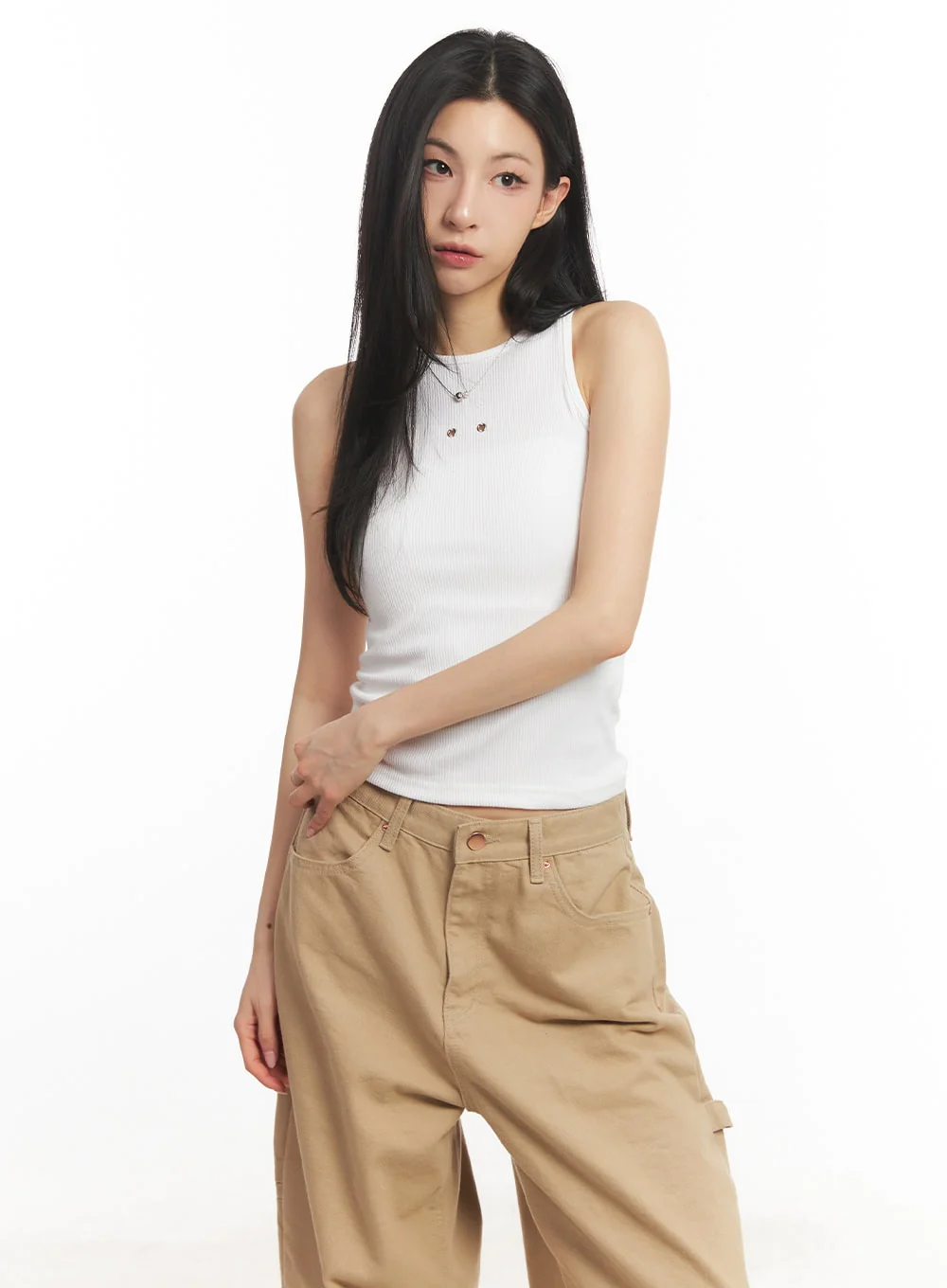 Eyelet Sleeveless Tank Top CA504 - Image 10