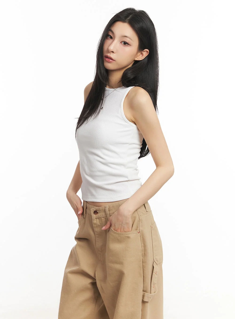 Eyelet Sleeveless Tank Top CA504 - Image 6