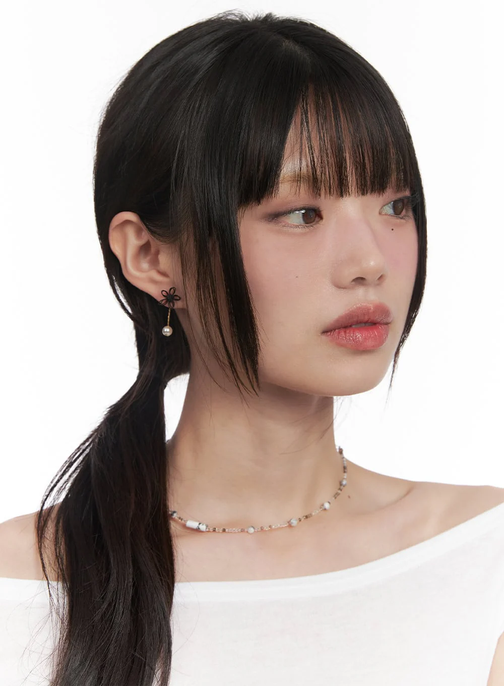 Ezra Black Earrings IY530 - Image 4