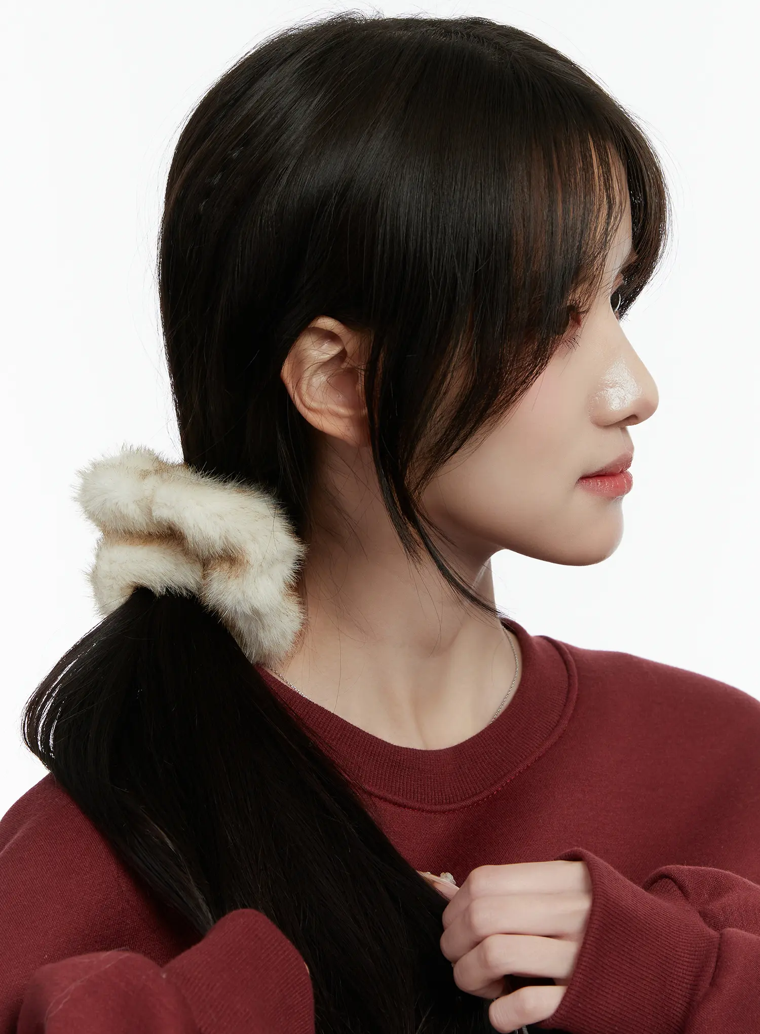 Faux Fur Angora-Blend Scrunchie CD514 - Image 3