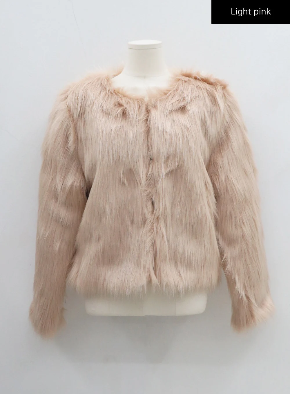Faux Fur Hook Cropped Jacket CD21 - Image 14