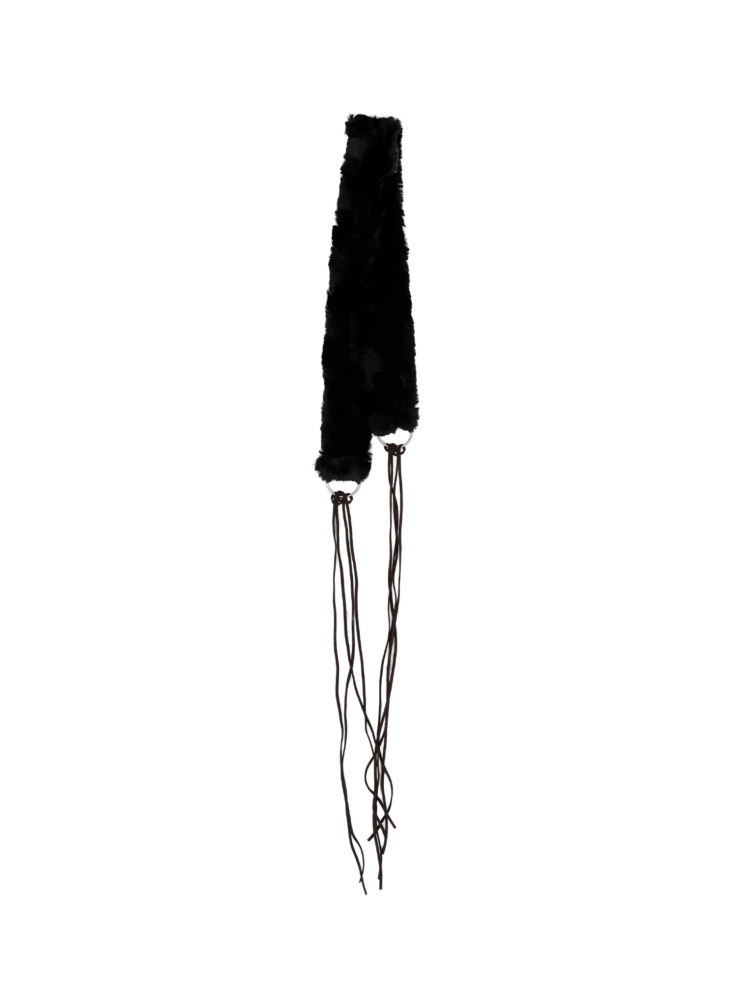 Faux Fur String Belt CN528 - Image 10