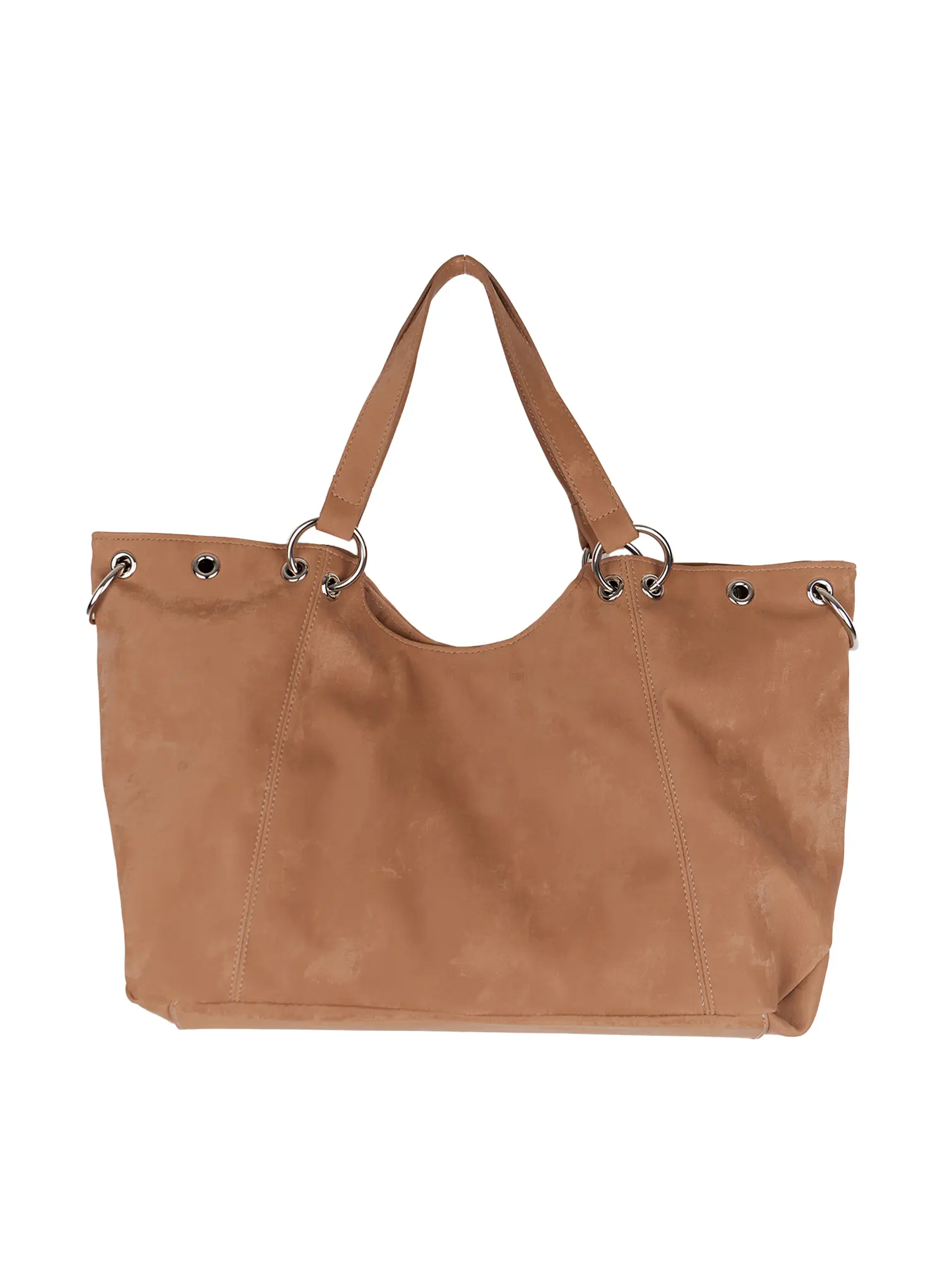 Faux Leather Eyelet Tote Bag CN511 - Image 10