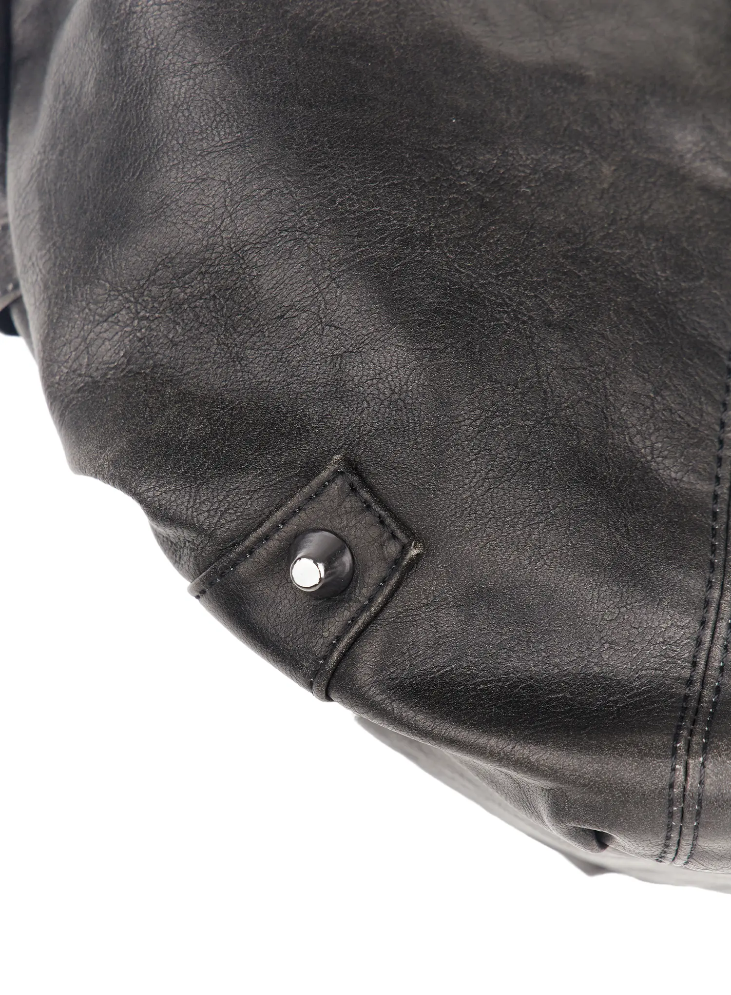 Faux-Leather Hook Crossbody Bag CF503 - Image 6