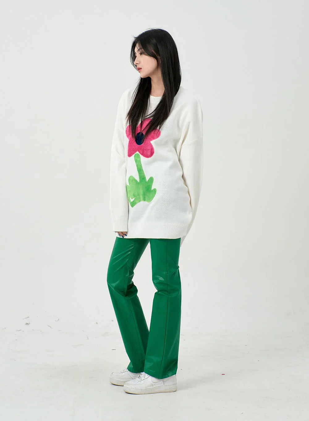 Faux Leather Straight Pants BD09 - Image 19