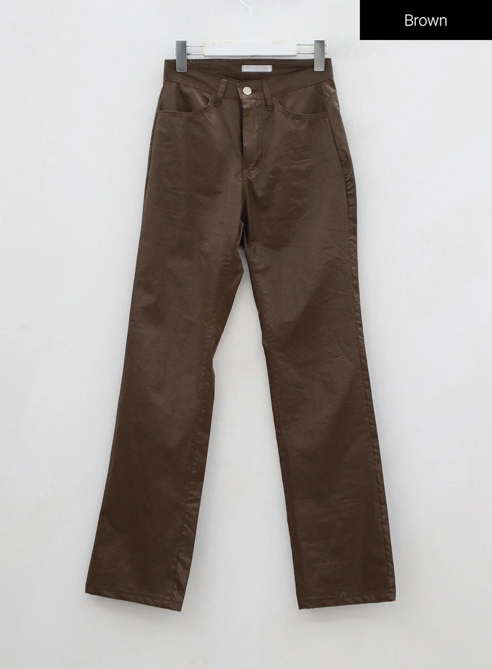 Faux Leather Straight Pants BD09 - Image 24