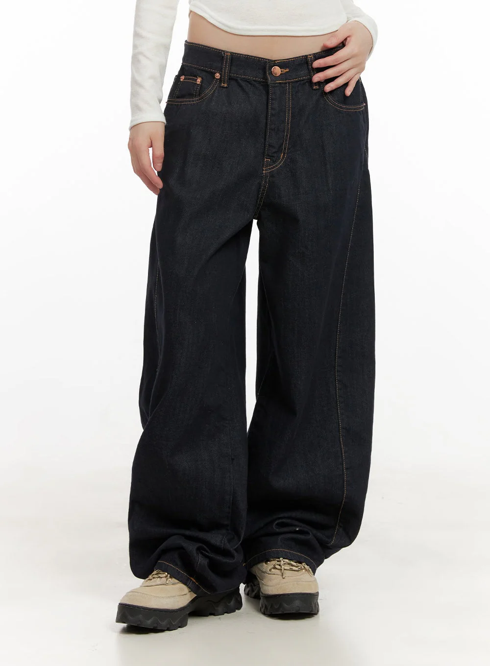 Fernanda Balloon-Fit Baggy Jeans CJ502 - Image 7
