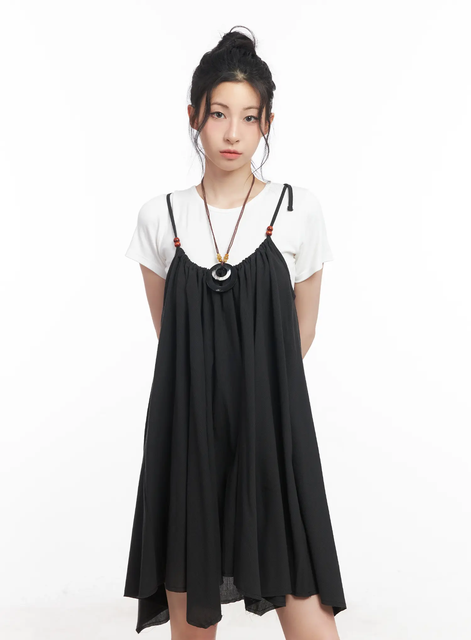 Flared Halter-Neck Mini Dress CU511 - Image 9