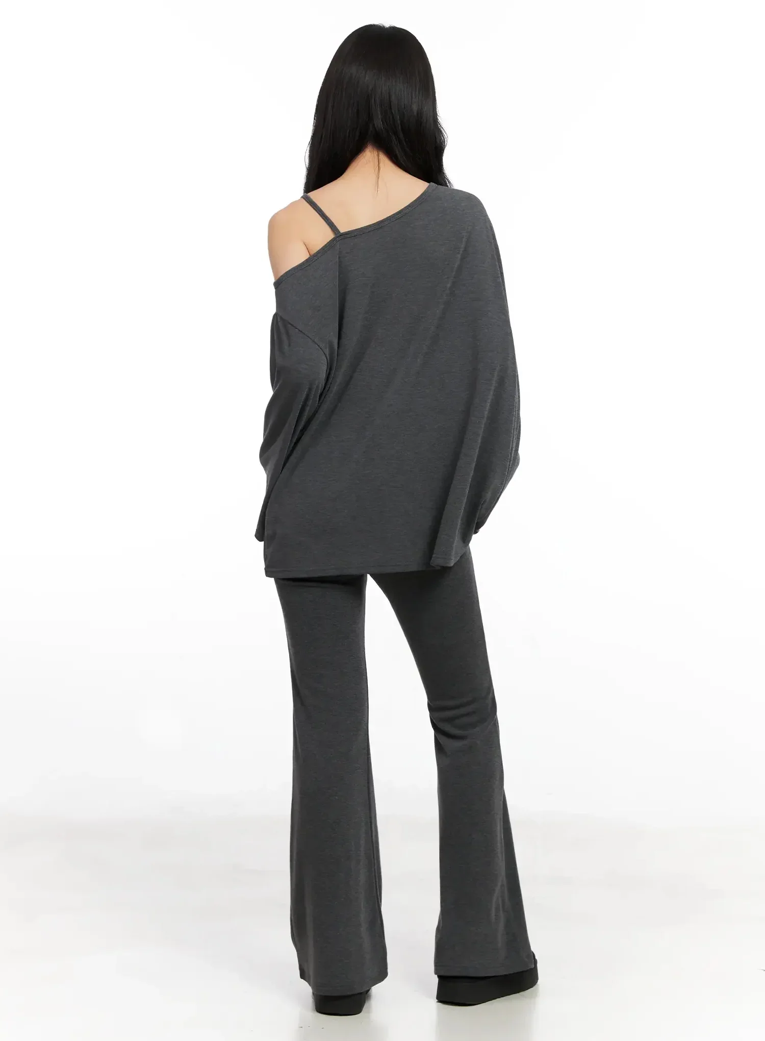 Fleece Bootcut Sweatpants IN528 - Image 8
