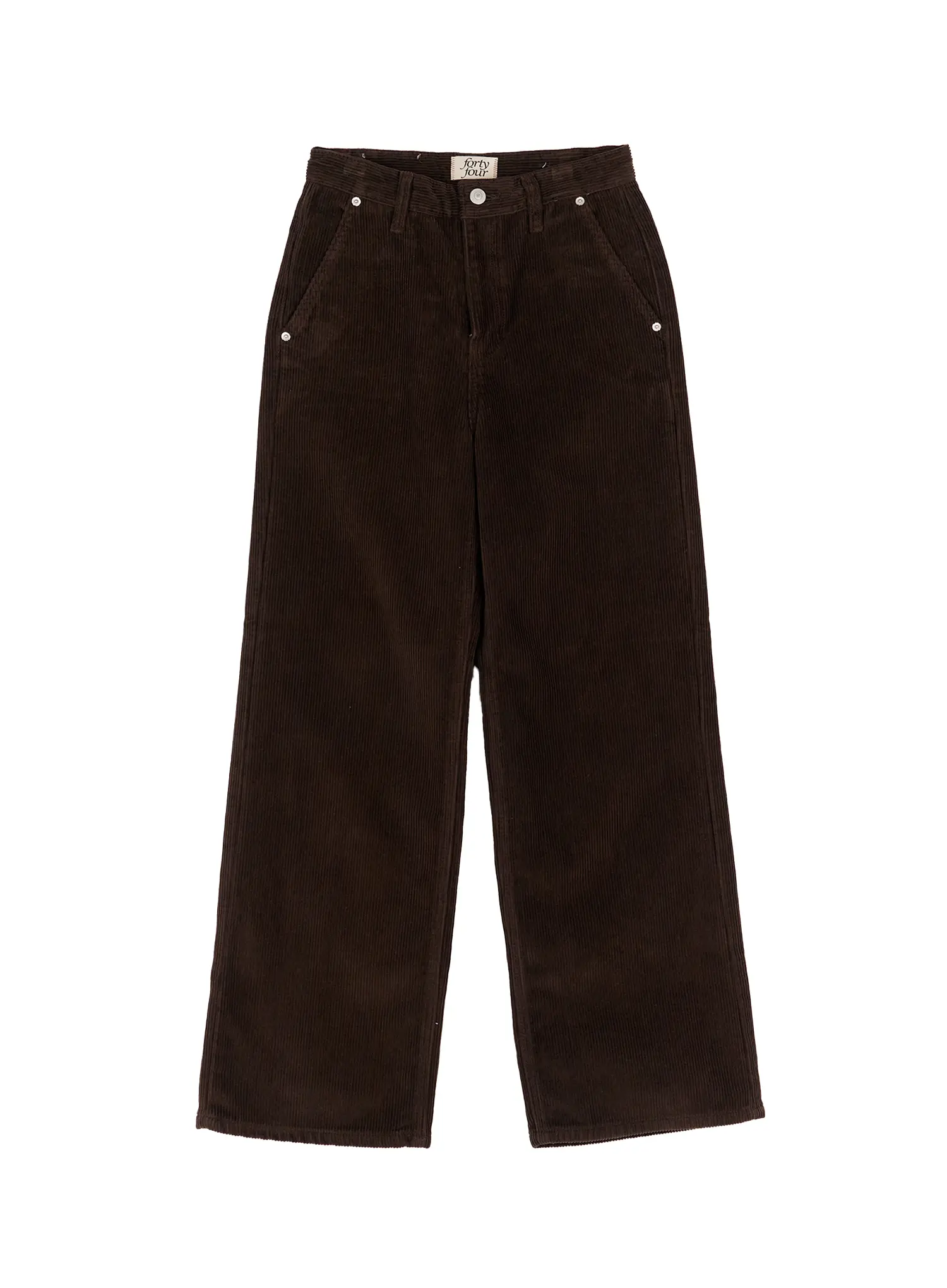 Fleece-Lined Corduroy Wide-Leg Cotton Pants CD523 - Image 9