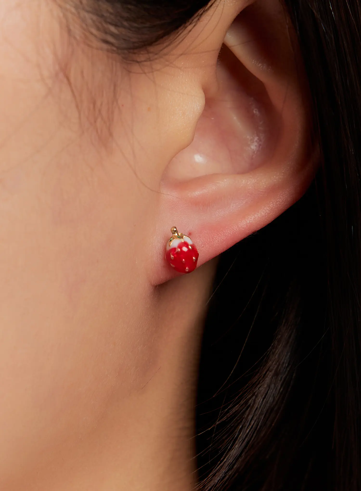 Floral Bunny Stud Earrings IO527 - Image 10