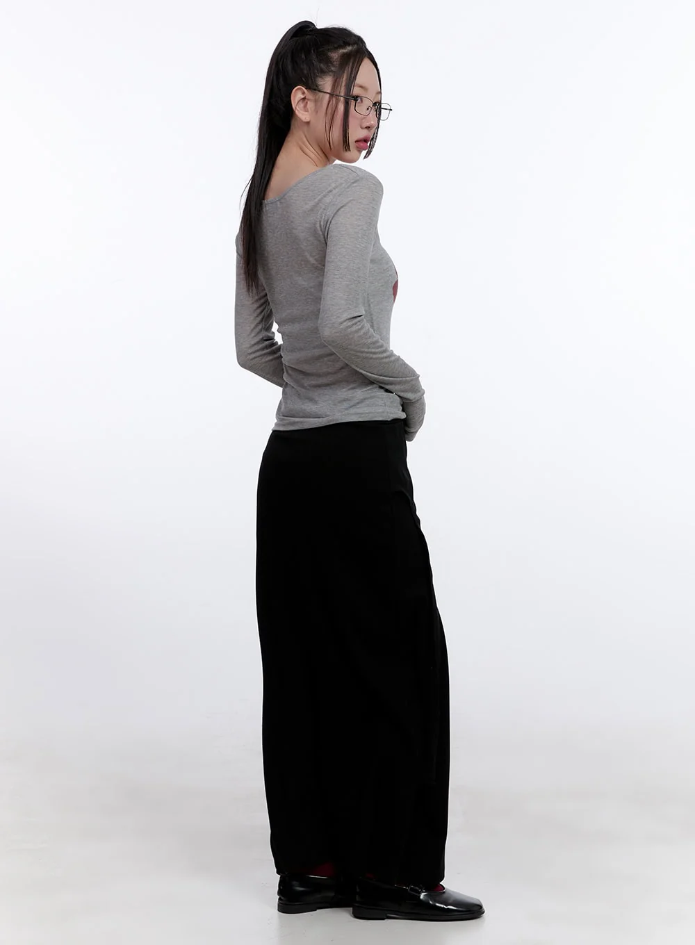 Floral Graphic Slim-Fit Top CJ511 - Image 3