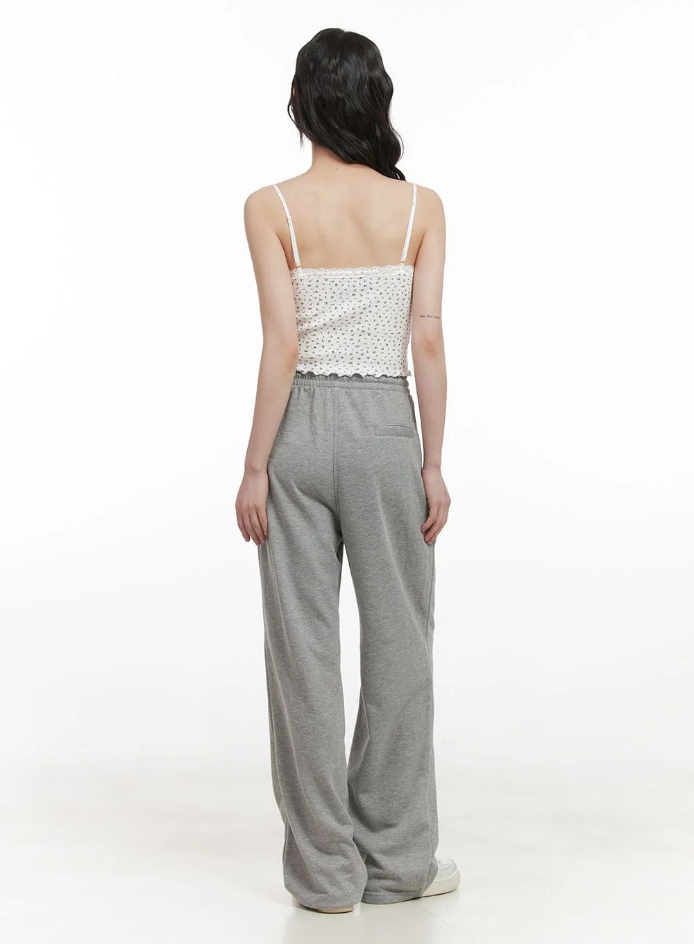 Floral Lace Trim Cami CJ528 - Image 7