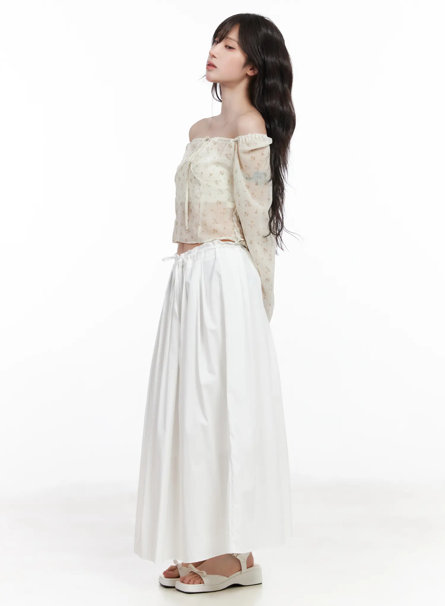 Floral Off-Shoulder Blouse CF519 - Image 4
