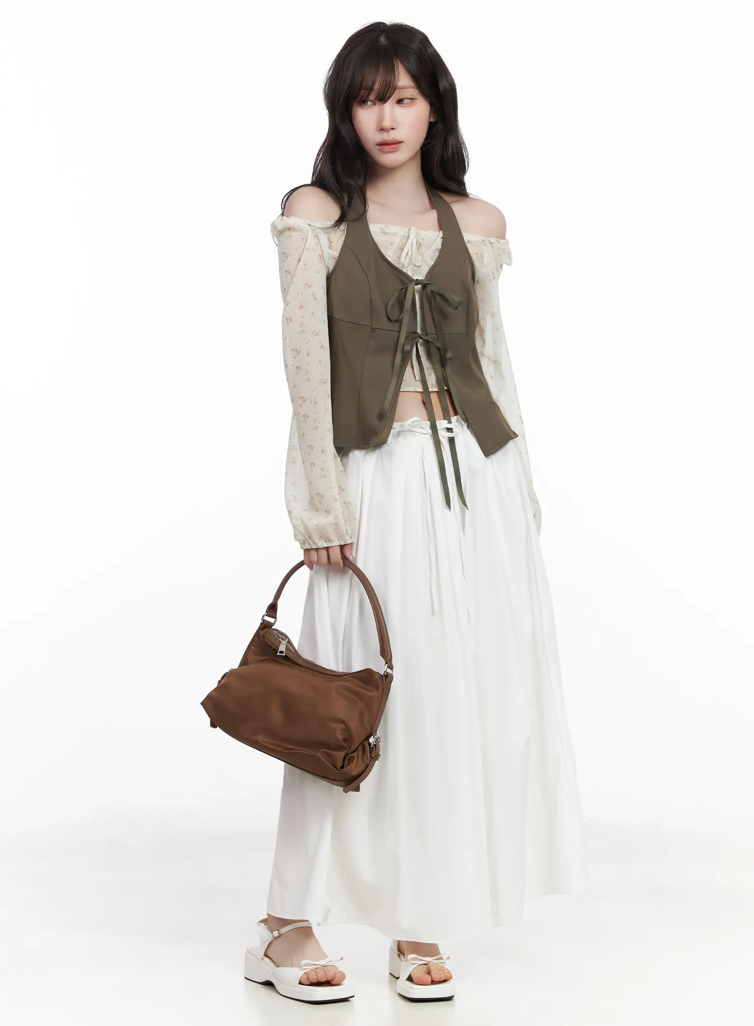 Floral Off-Shoulder Blouse CF519 - Image 8