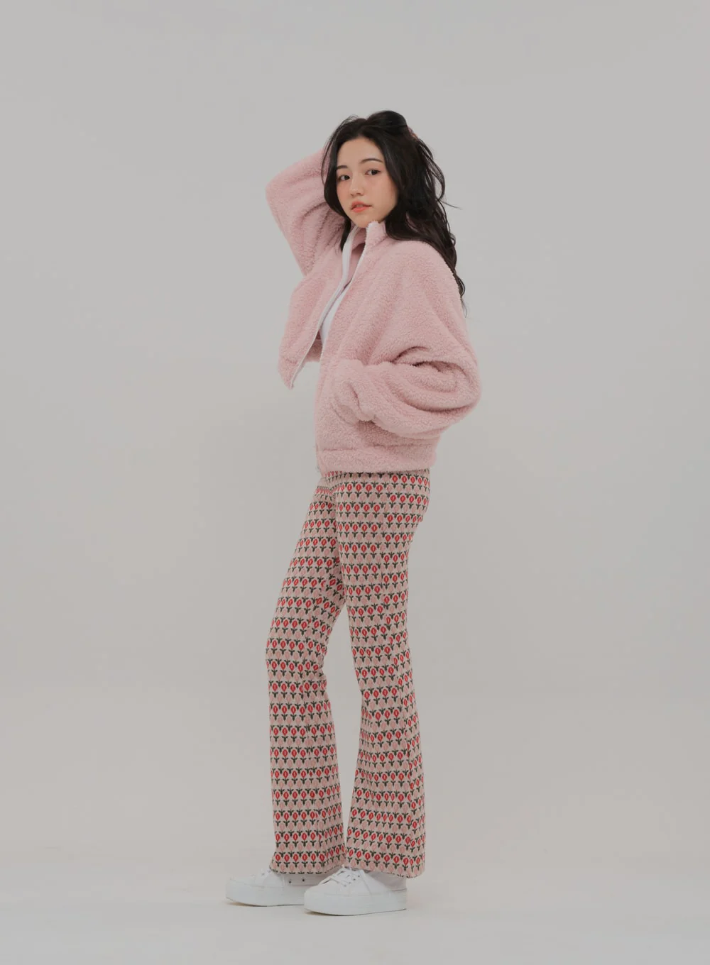 Floral Print Bootcut Pants BS-A27121102 - Image 7