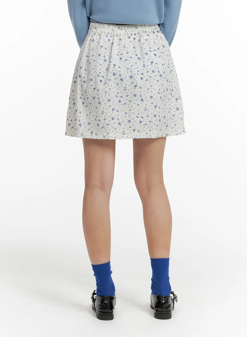Floral Print Mini Skirt OF422 - Image 6