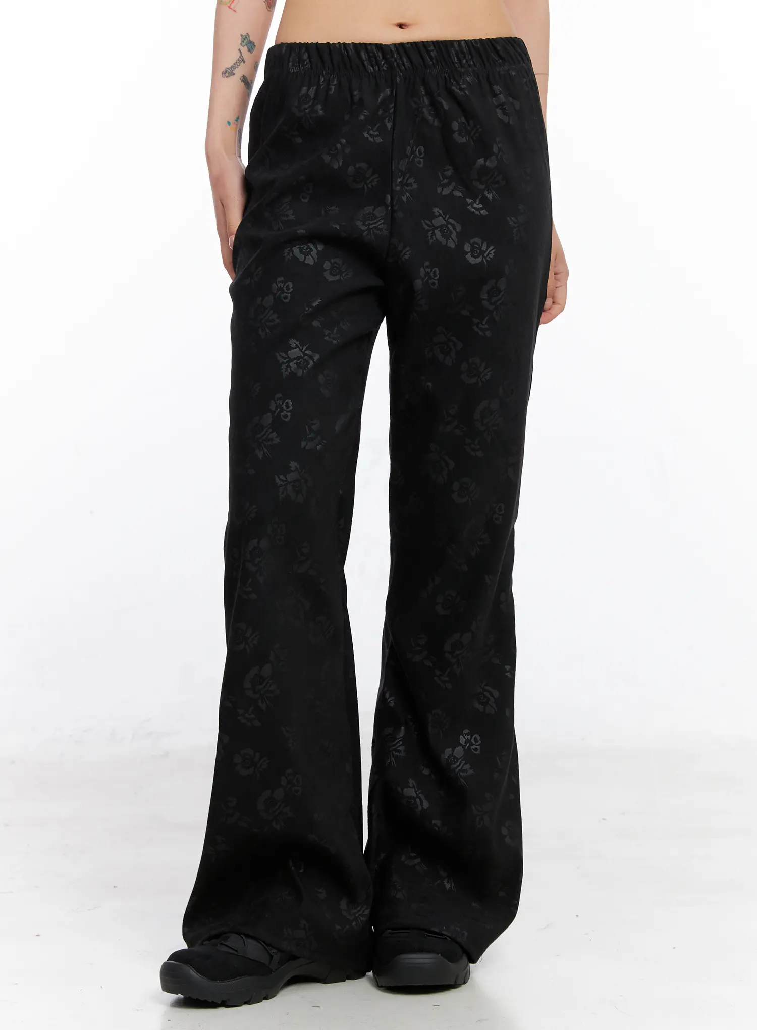 Floral Printed Flared Pants CO507