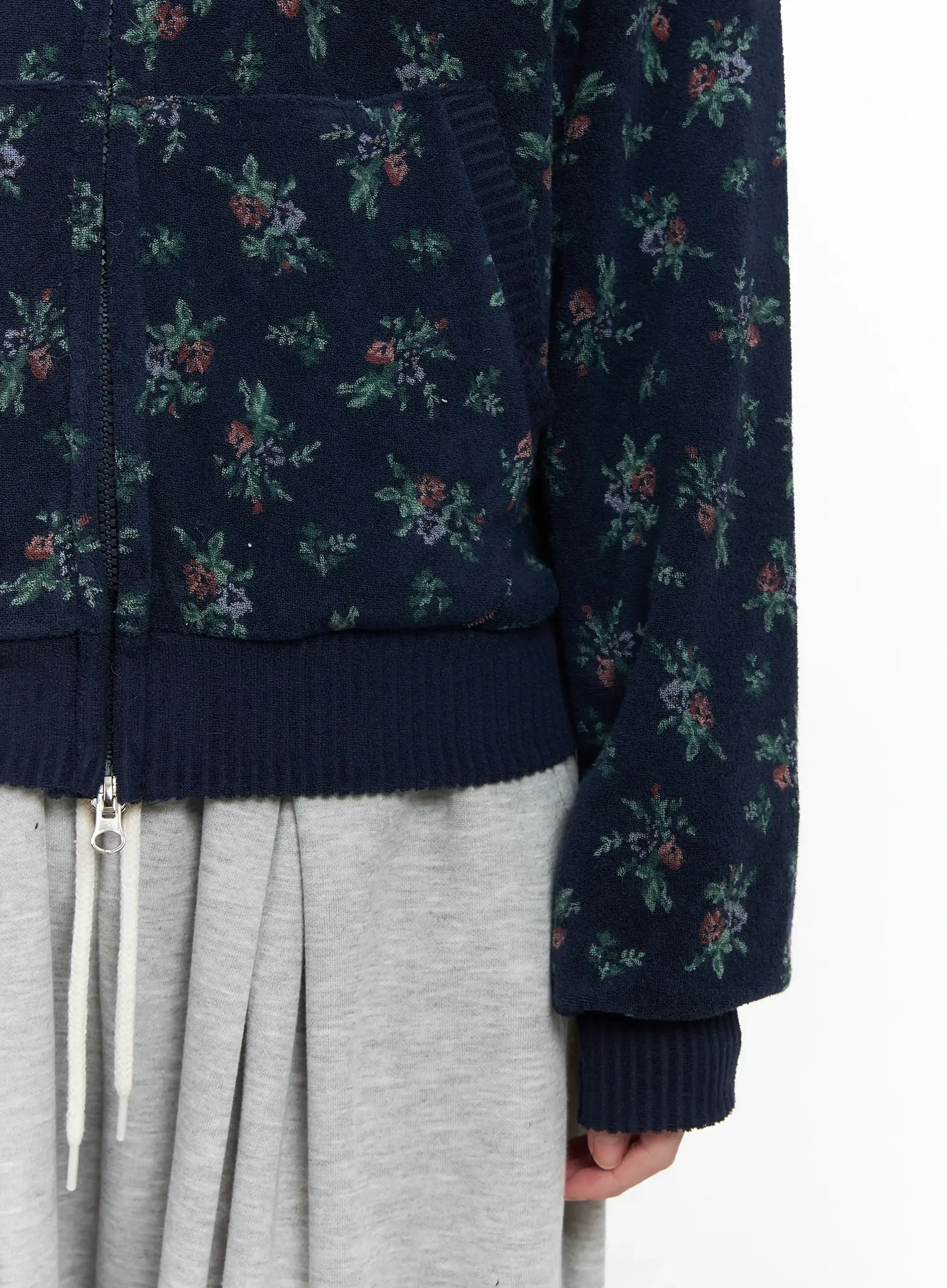 Floral Two-Way Hoodie IJ529 - Image 8