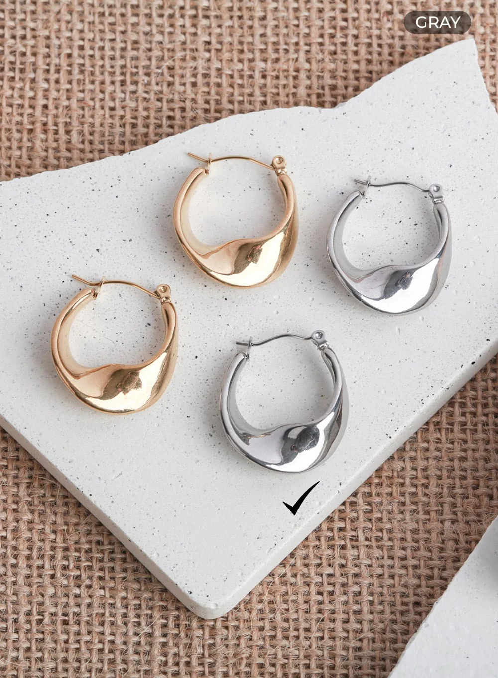Flow Bold Earrings IL404 - Image 5
