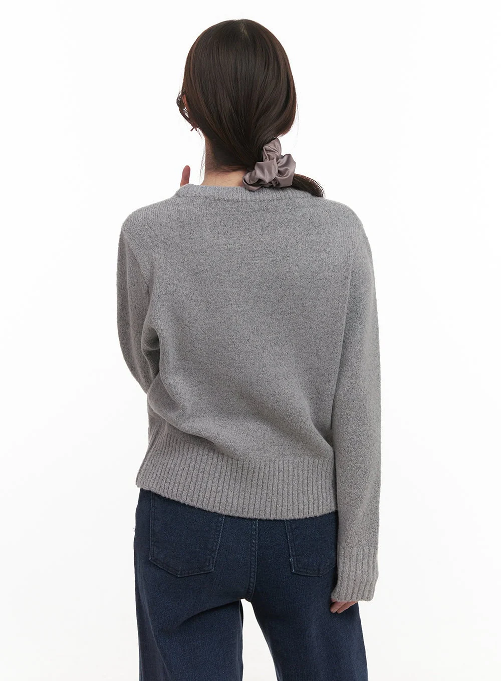 Flower Graphic Knitted Sweater CJ515 - Image 6