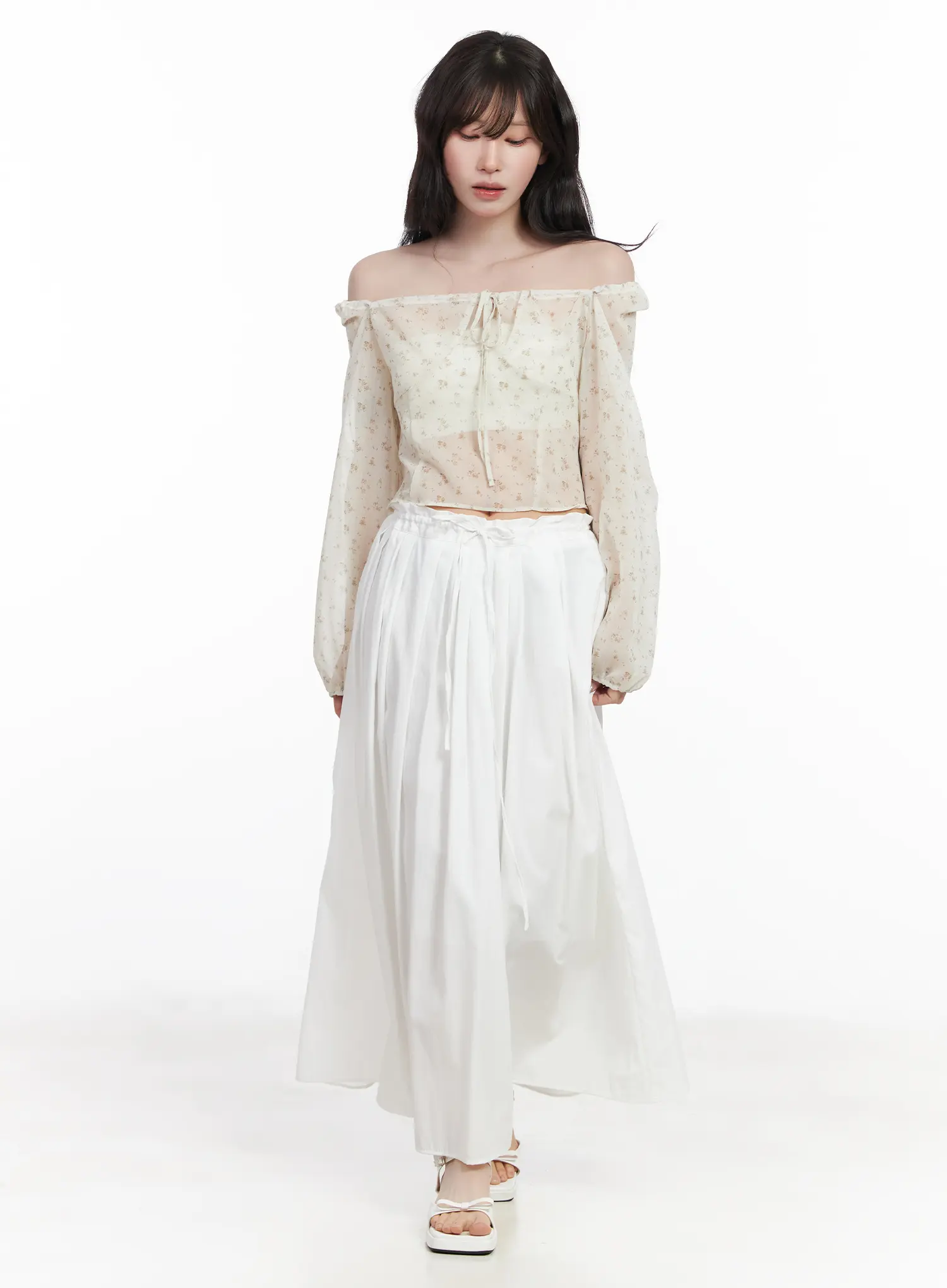 Flowy Boho Long Skirt CF519 - Image 7